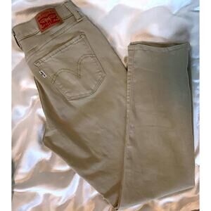 Levi’s Women’s 721 High Rise Skinny Jeans Brown Size 27 Stretch Denim Mid Waist